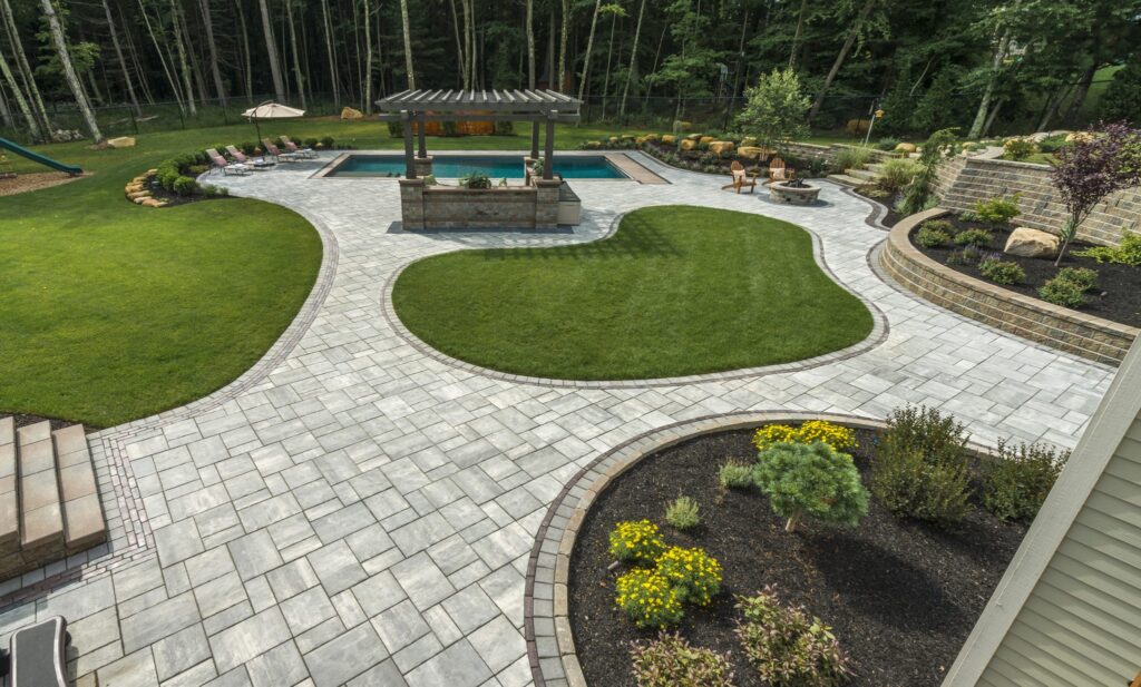 Complete landscape transformation improving outdoor beauty and function