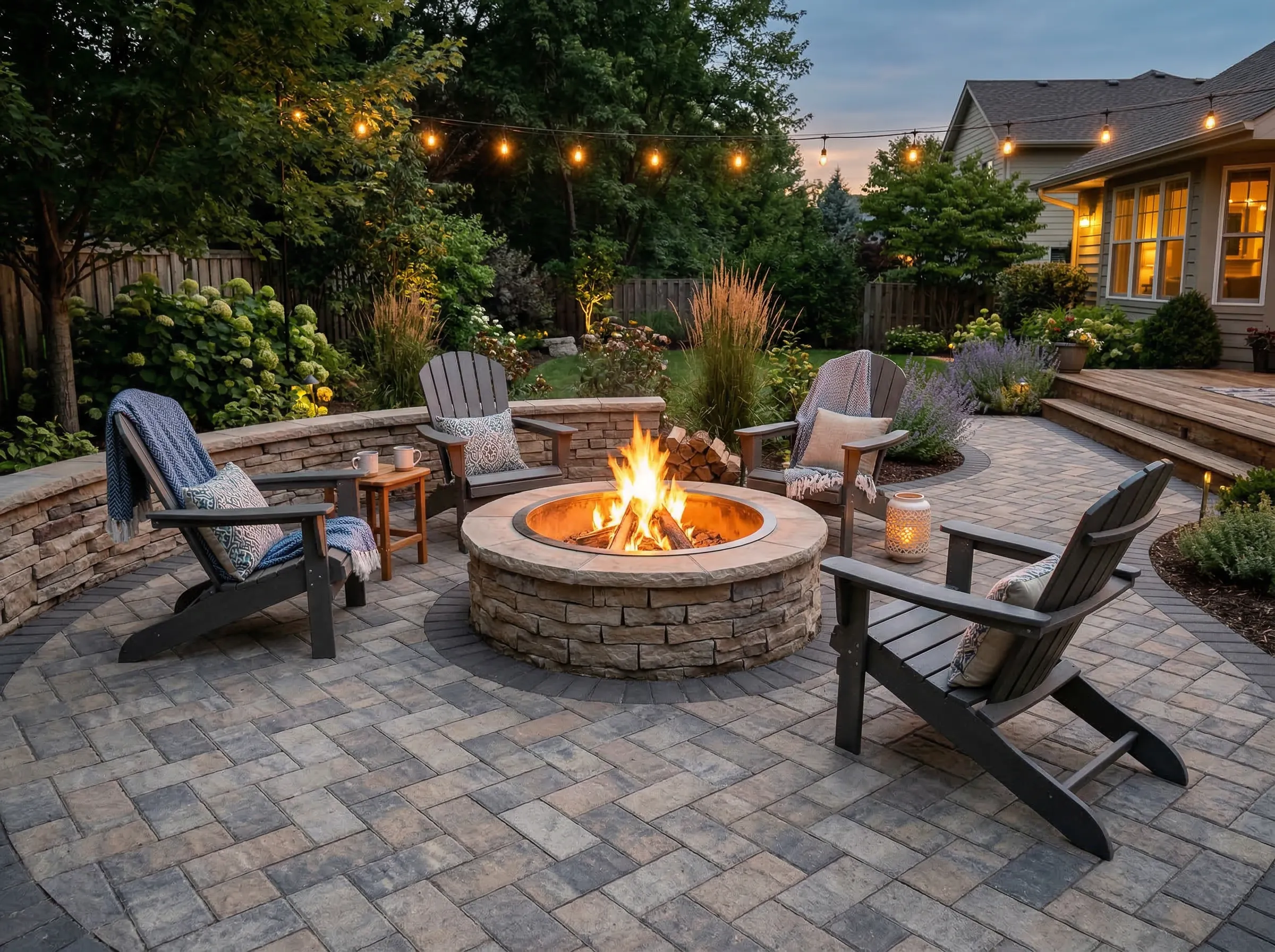 backyard firepit construction ny
