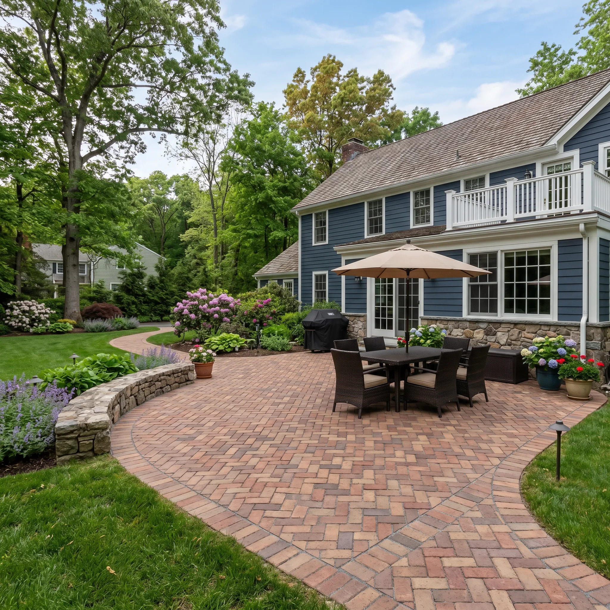 brick driveway laying peekskill