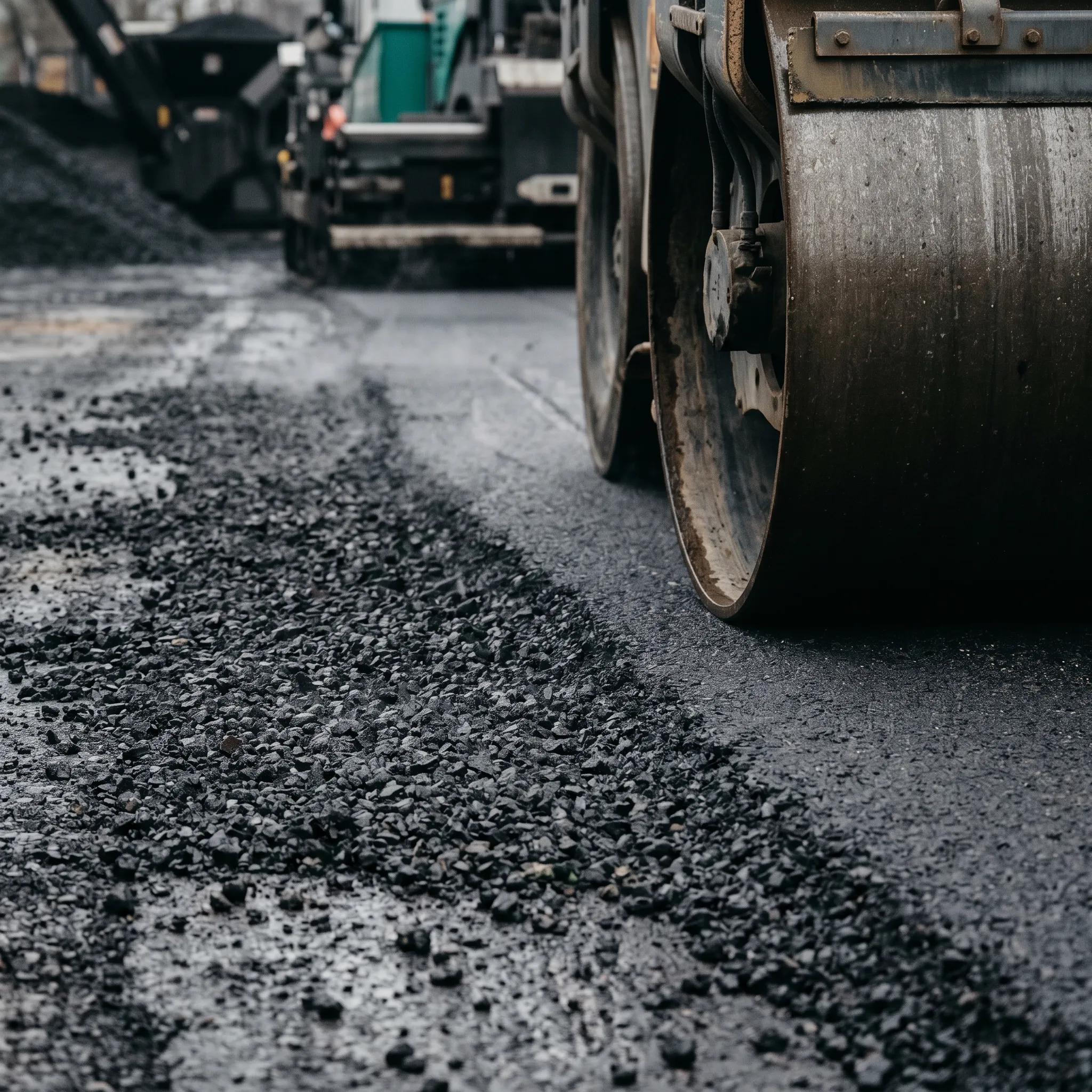 new asphalt driveway commercial