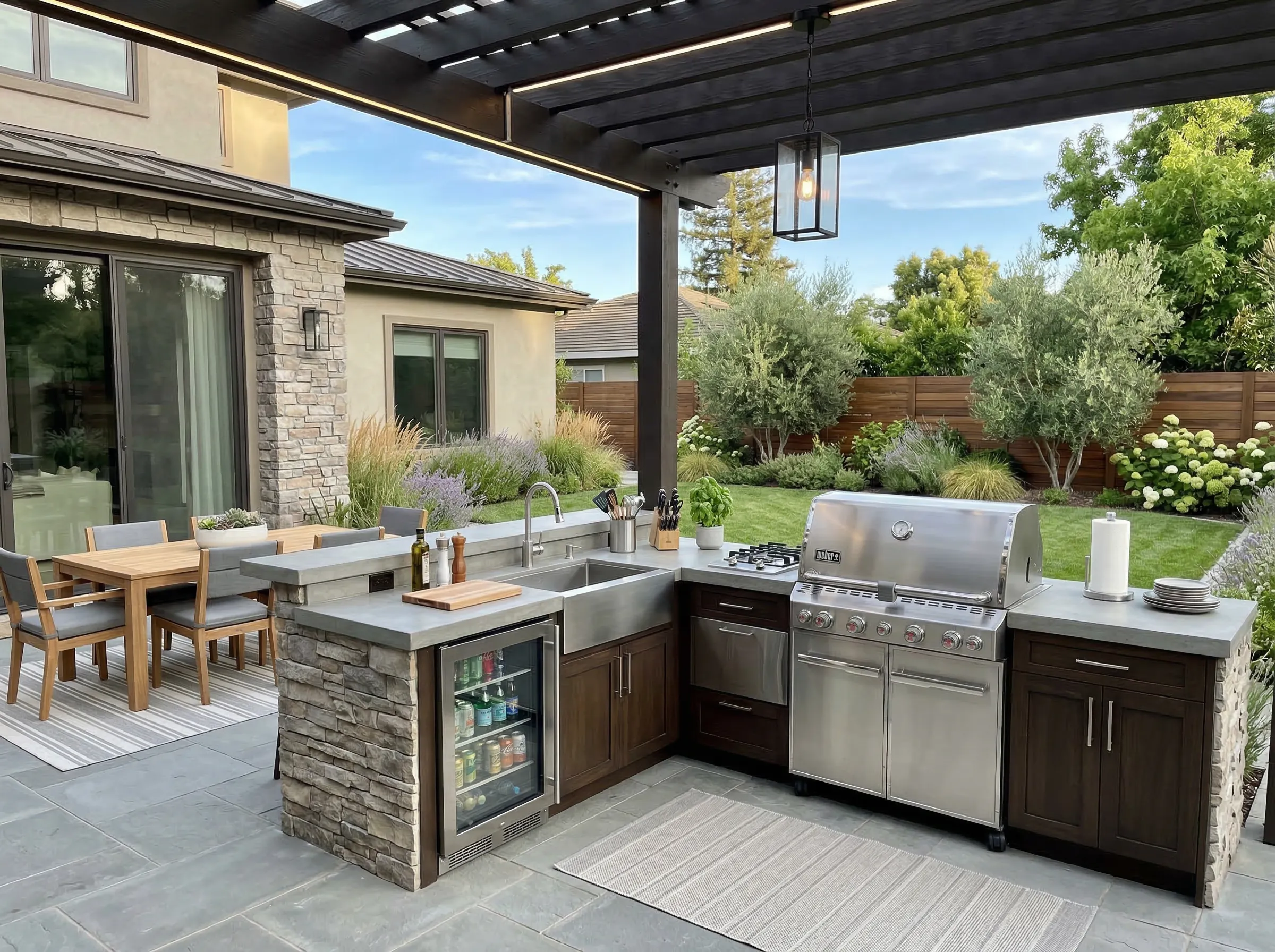 Outdoor kitchen design in Westchester County, NY