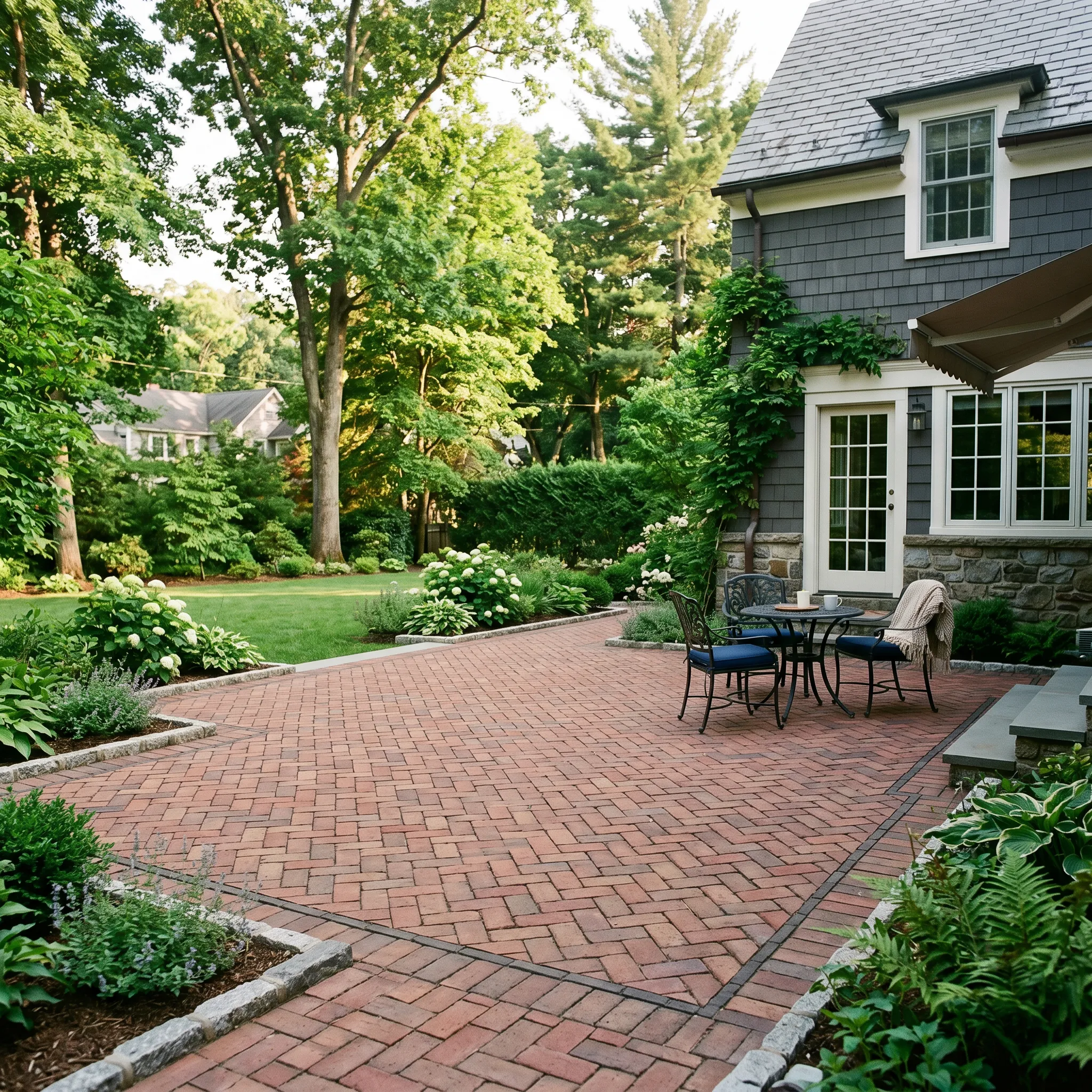 peekskill brick patio install
