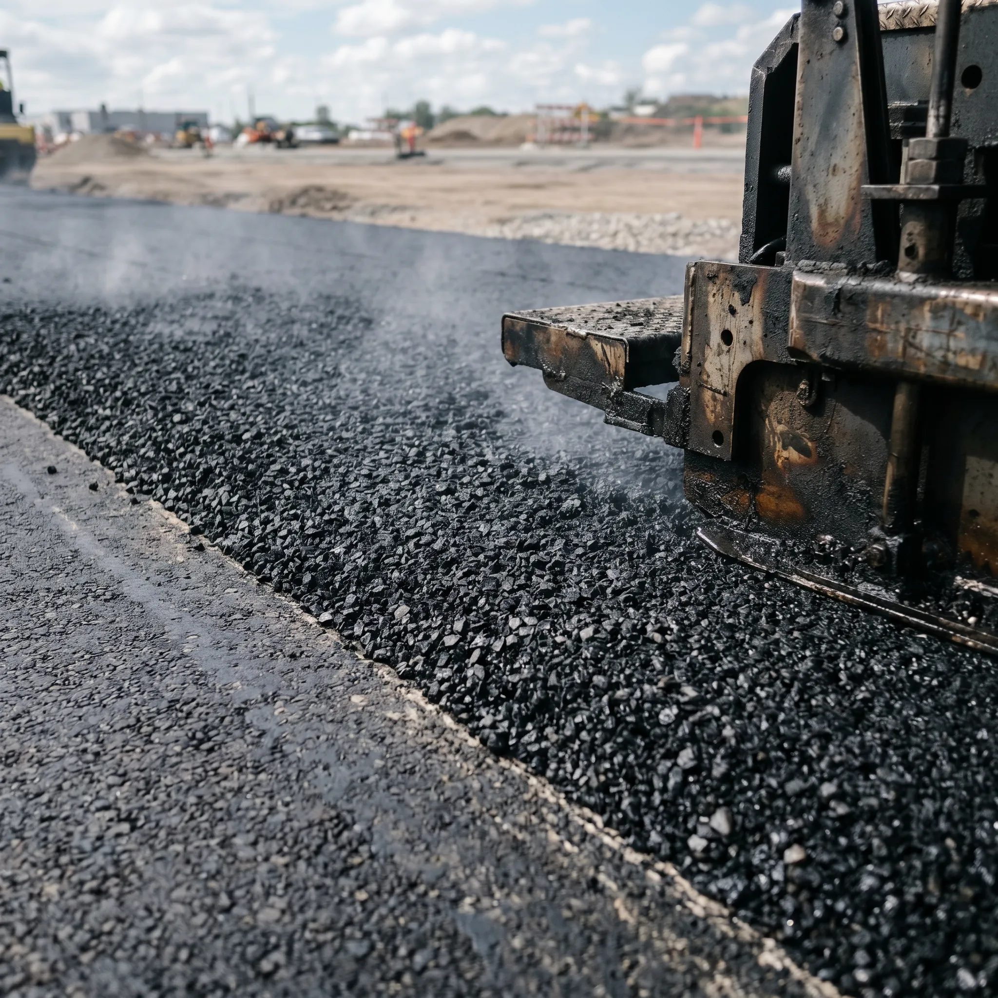 professional asphalt surface