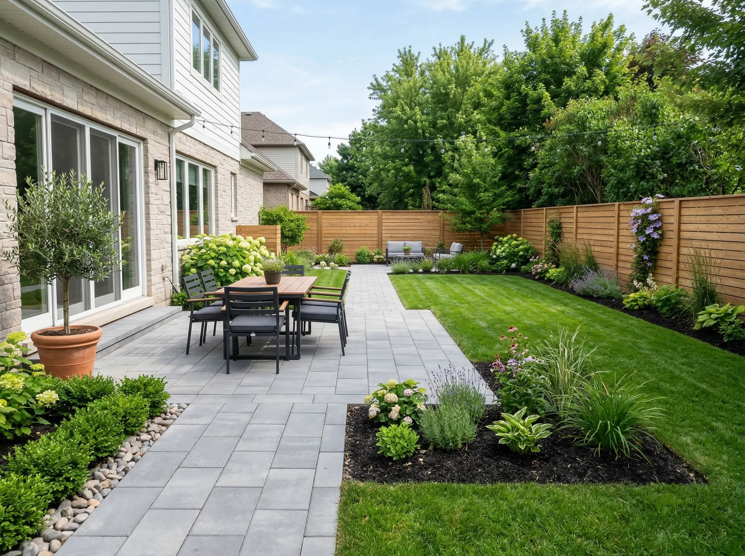 residential paver patio installation