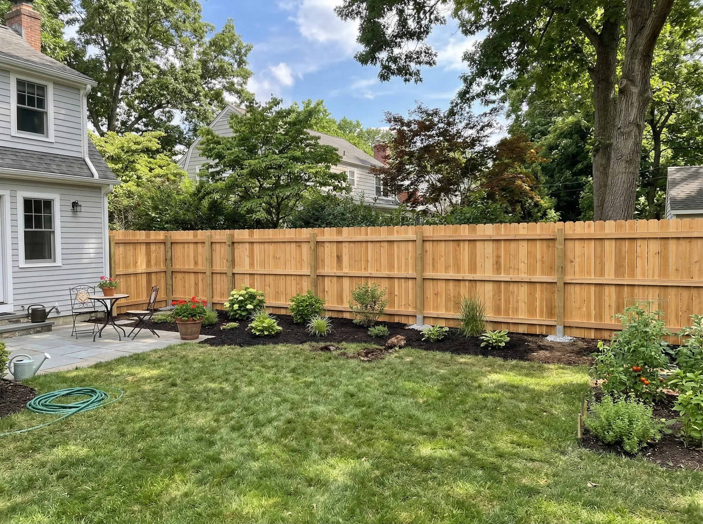 slope adjustment fence peekskill